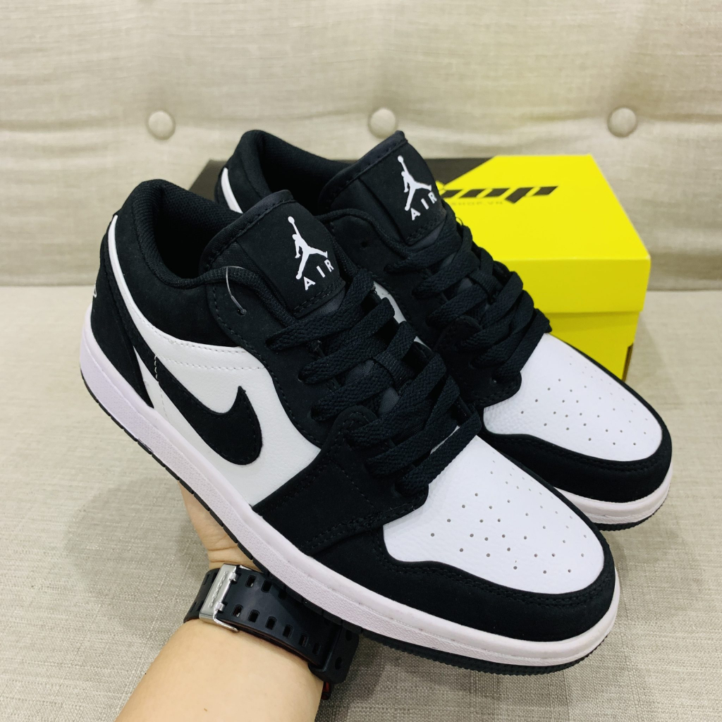 Giày_ Jordan 1 Low Panda Cổ Thấp Màu Đen Trắng,JD Cổ Thấp Nam Nữ Bản Đen Trắng Cực Hot Đủ Size Nam Nữ(Tặng box+bill+tất) | BigBuy360 - bigbuy360.vn