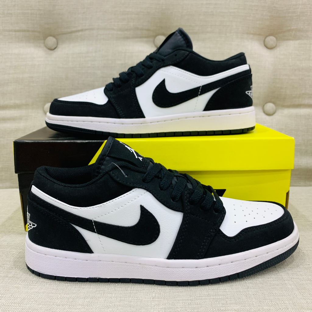 Giày_ Jordan 1 Low Panda Cổ Thấp Màu Đen Trắng,JD Cổ Thấp Nam Nữ Bản Đen Trắng Cực Hot Đủ Size Nam Nữ(Tặng box+bill+tất) | BigBuy360 - bigbuy360.vn