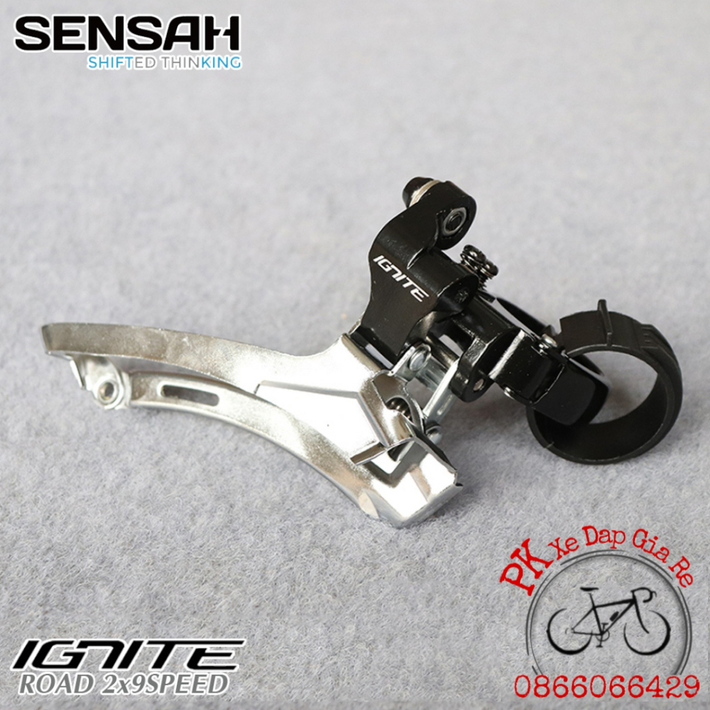 Bộ Groupset Mini SENSAH 2x9 speed, Group SENSAH 2x9 3 món gồm tay lắc, củ đề, sang đĩa