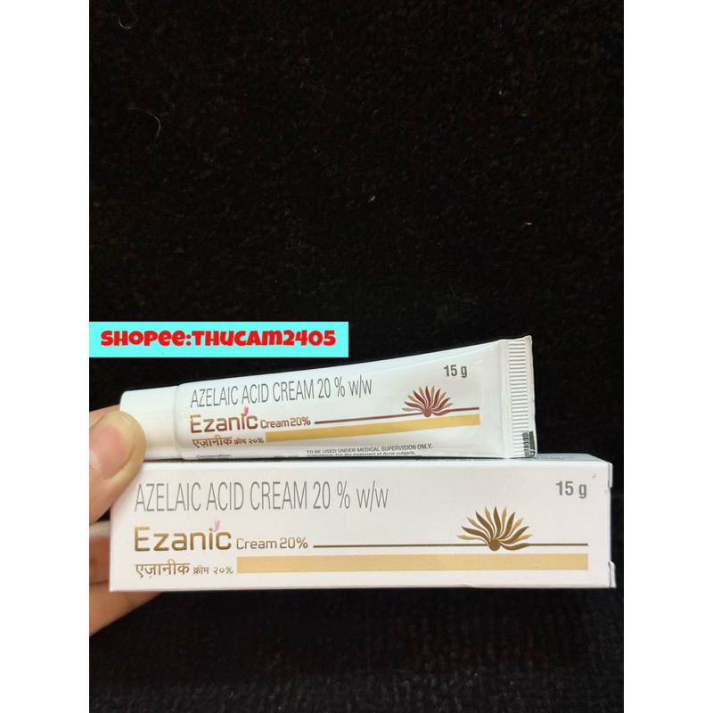 GEL Ezanic 20% azelaic acid, gel giảm mụn, mờ thâm mụn,sáng da .