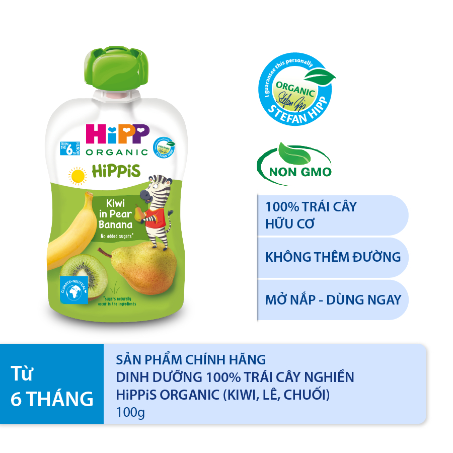 Combo ăn dặm HiPP Organic số 5: Phát triển hệ miễn dịch