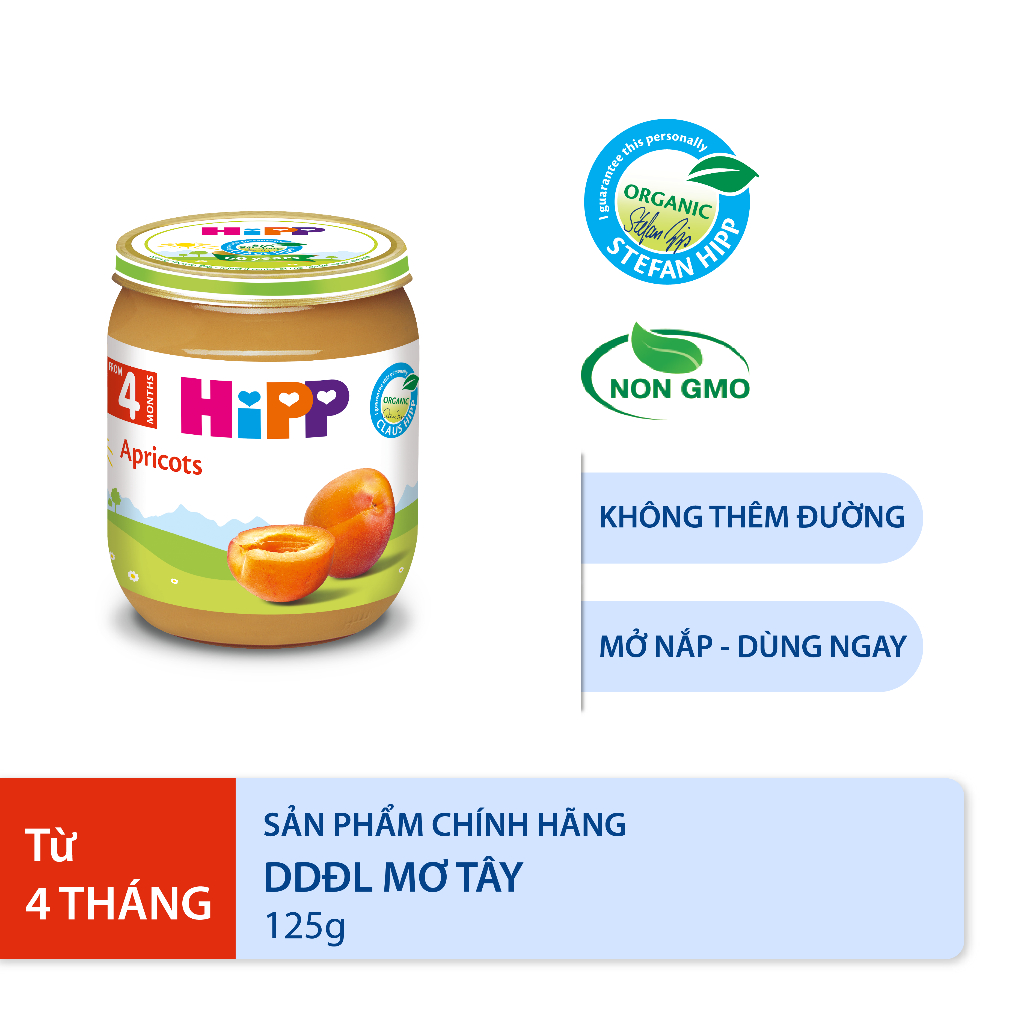 Combo ăn dặm HiPP Organic số 5: Phát triển hệ miễn dịch