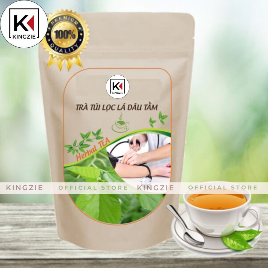 Lá Dâu Tằm Sấy Khô 100g KINGZIE Giúp Thanh Nhiệt, Giải Độc, Giảm Cân