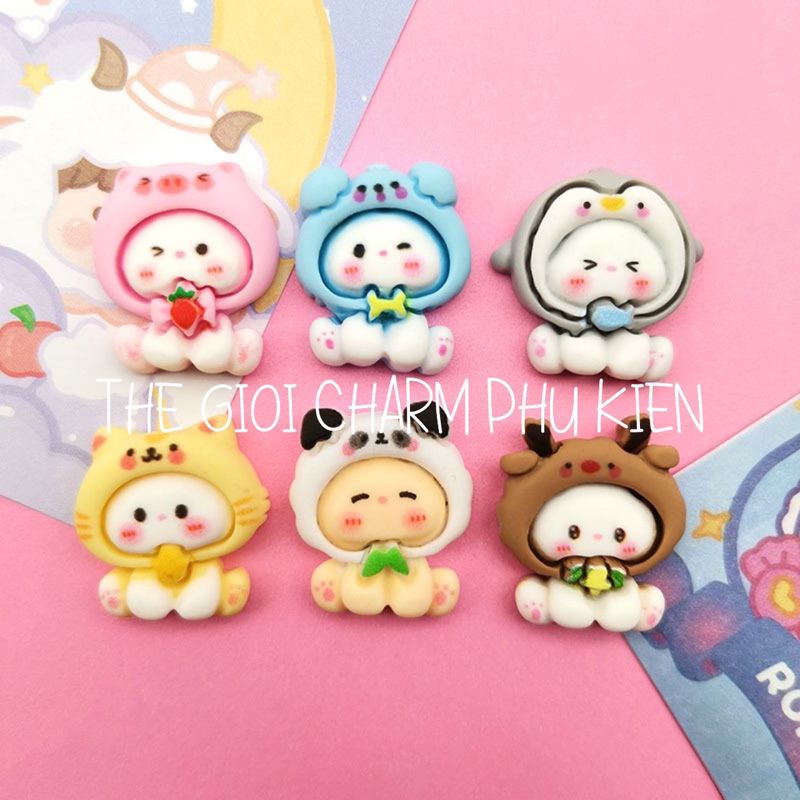 TÚI 100 charm SANRIO xinh xịn