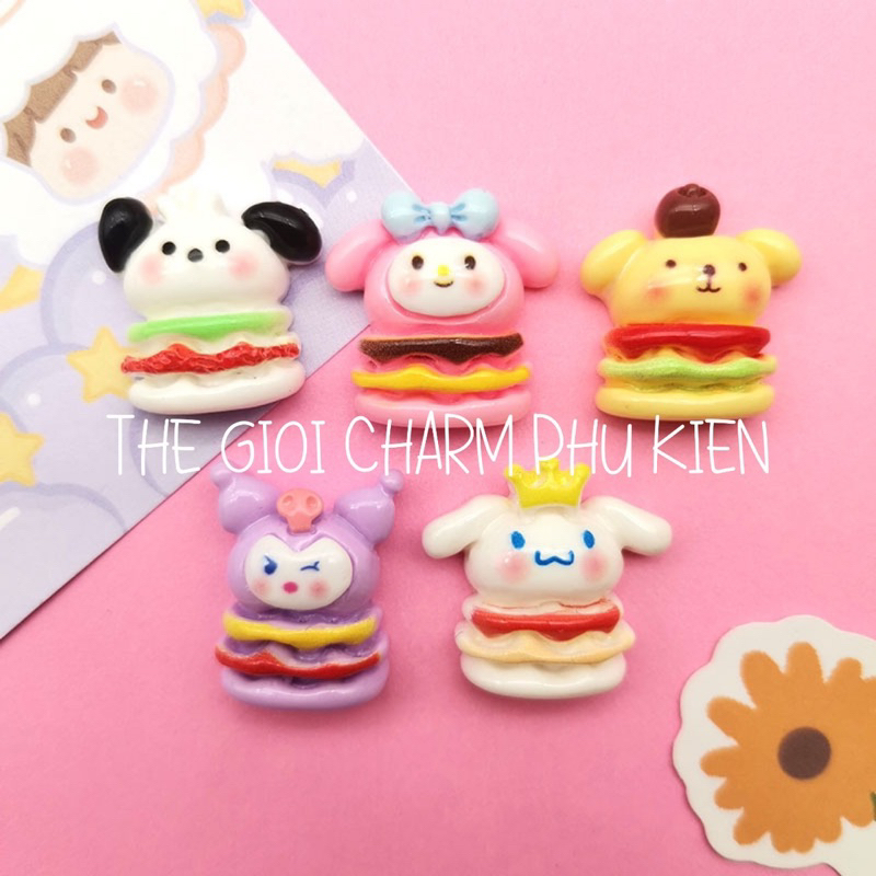 TÚI 100 charm SANRIO xinh xịn
