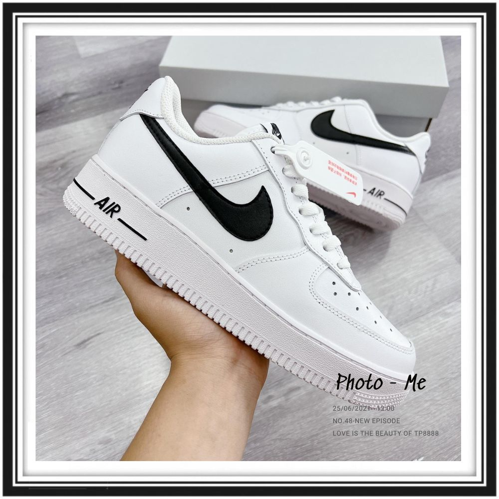 Giày Nike_AF1 Trắng, Giày Air Force 1 Đế Air Đủ Size Đủ Màu Trắng Đen Xám Full Box Bill - NICESHOES