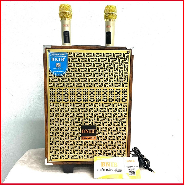 Loa kéo chính hãng BNIB, M9 bass 20 thùng gỗ cao cấp, tặng 2mic không dây
