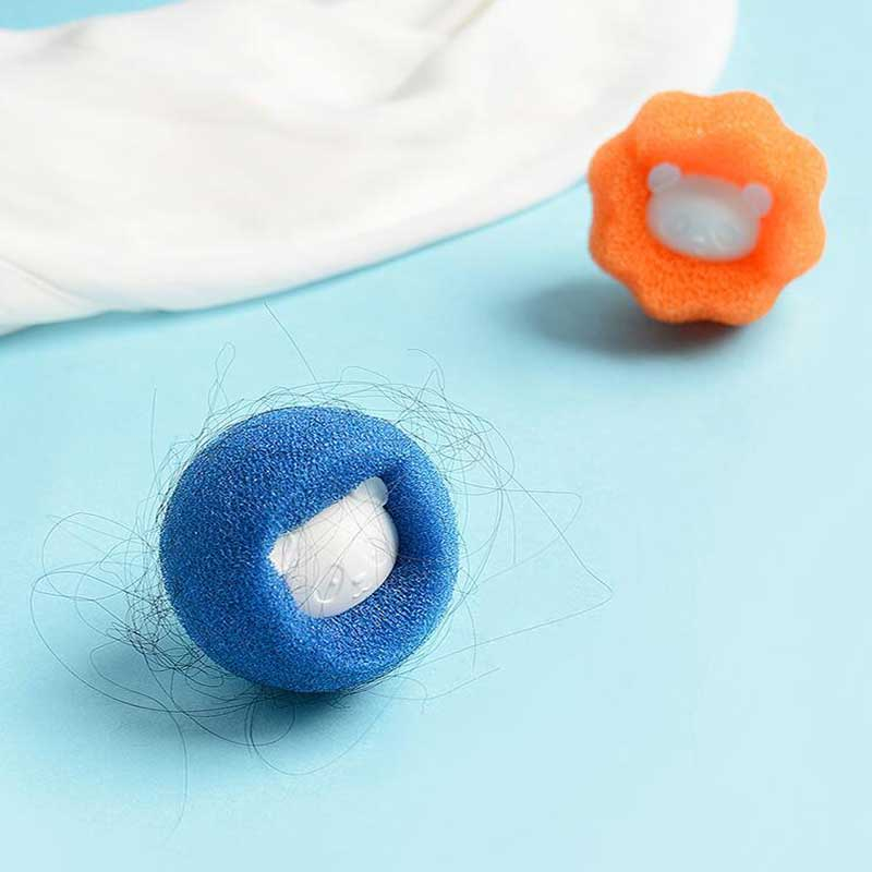 Bông xốp loại bỏ lông tóc, miếng bọt biển thu hút tóc sử dụng trong máy giặt, chất liệu an toàn không làm hư vải