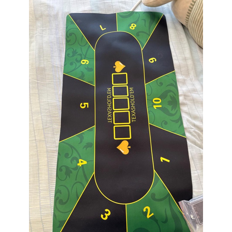 Thảm Poker cao su mặt nỉ chuyên nghiệp giá rẻ size 40x80cm