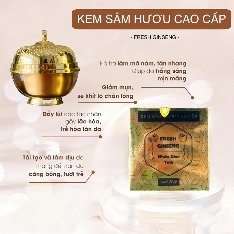 Kem dưỡng da Sâm Nhung sau tái tạo