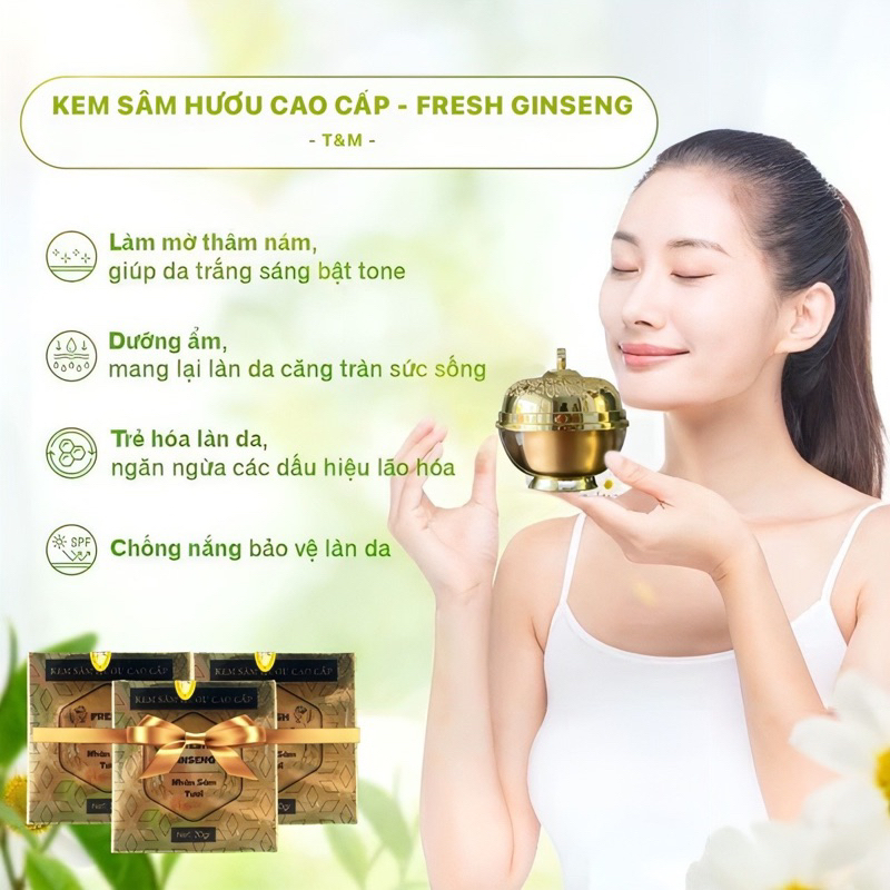 Kem dưỡng da Sâm Nhung sau tái tạo