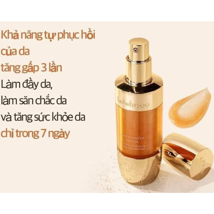 Combo 5 lọ Serum nhân sâm Sulwhasoo concentrated ginseng renewing mini 5ml