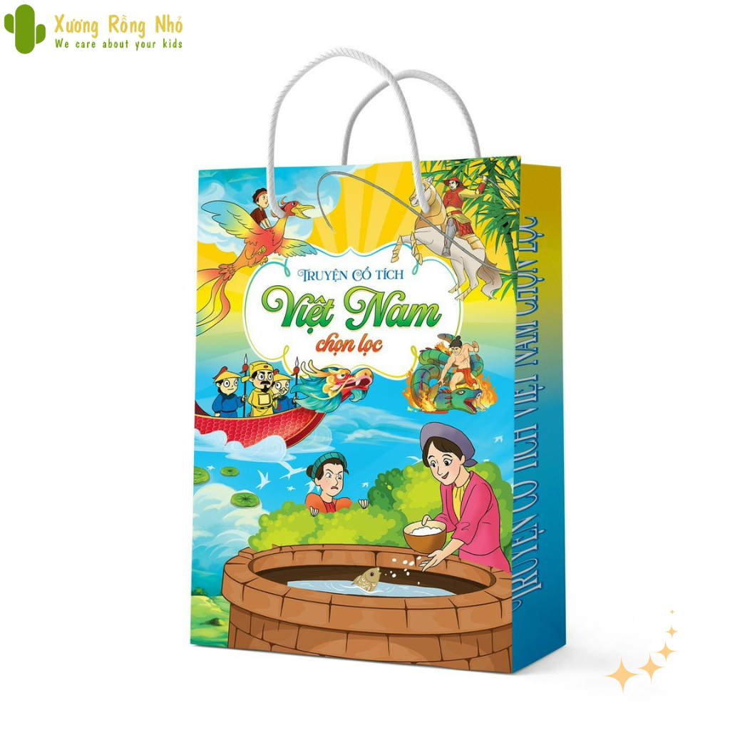 Bộ 8 cuốn sách truyện cổ tích Việt Nam chọn lọc Xương Rồng Nhỏ