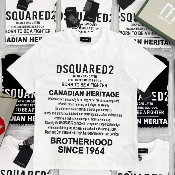 Áo Phông Nam Nhiều Chữ DS-Q-1964 Chất Cotton Co Dãn Hot Tren 2023- Thời Trang Nam