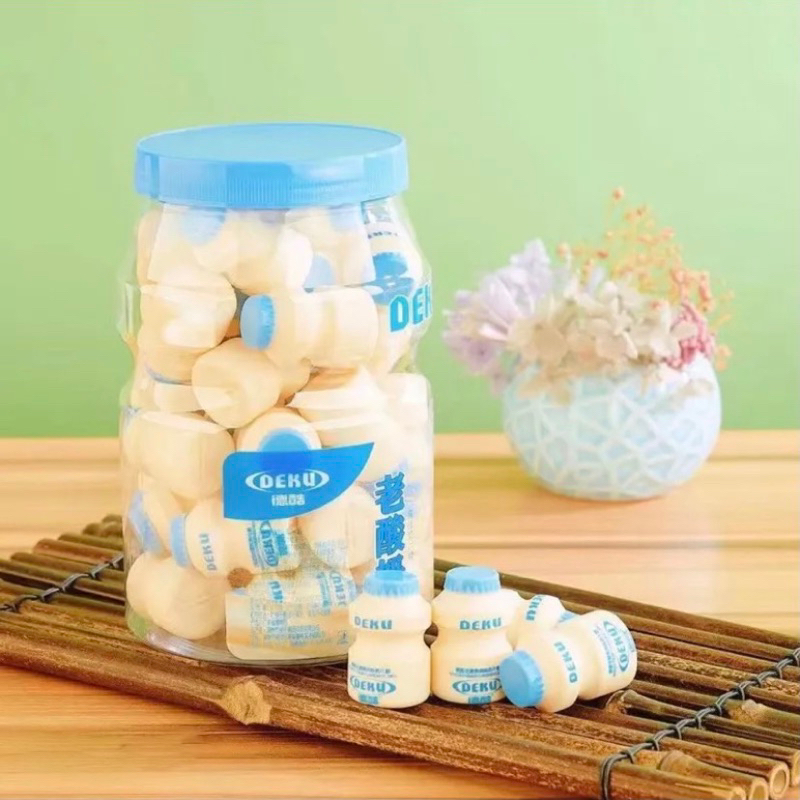 Hộp 30 Hũ Kẹo Sữa Chua Khô Deku - Ăn Vặt 492