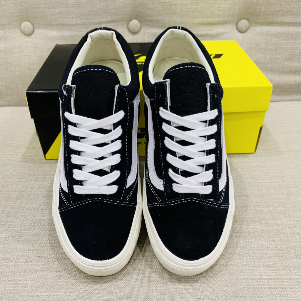 Giày Vans Vault Old Skool VR3 Đen Vạch Trắng, Giày Vans Màu Đen Vạch Trắng Nam Nữ Basic,Đủ Size Nam Nữ+Tặng box+bill+tất | BigBuy360 - bigbuy360.vn