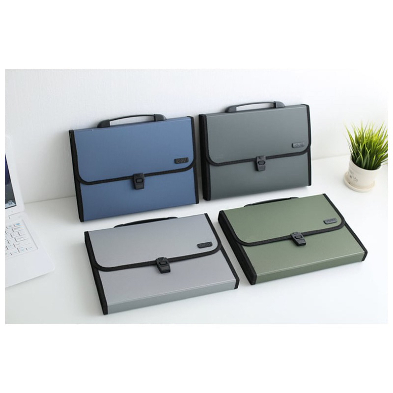 Cặp 12 ngăn A4 Deli 5556