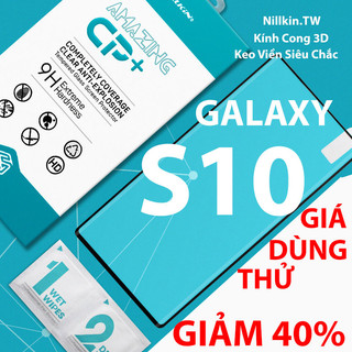 Kính cường lực cho Samsung Galaxy S10 hiệu Nillkin.tw kính cong 3D keo viền siêu chắc