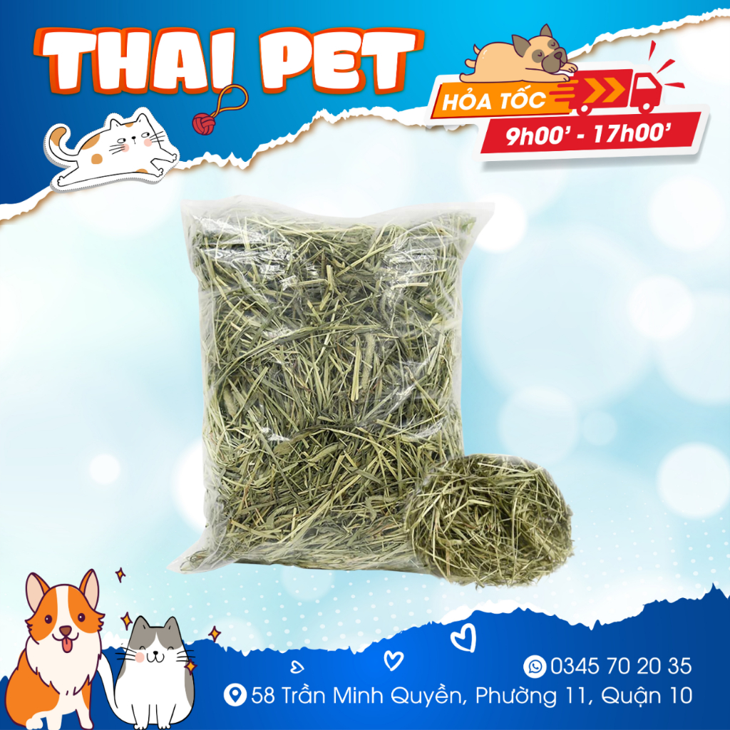 Cỏ Tymothy Hay WARD RUGH 1st Supper Premium Cho Thỏ, Bọ Ú, Chinchilla