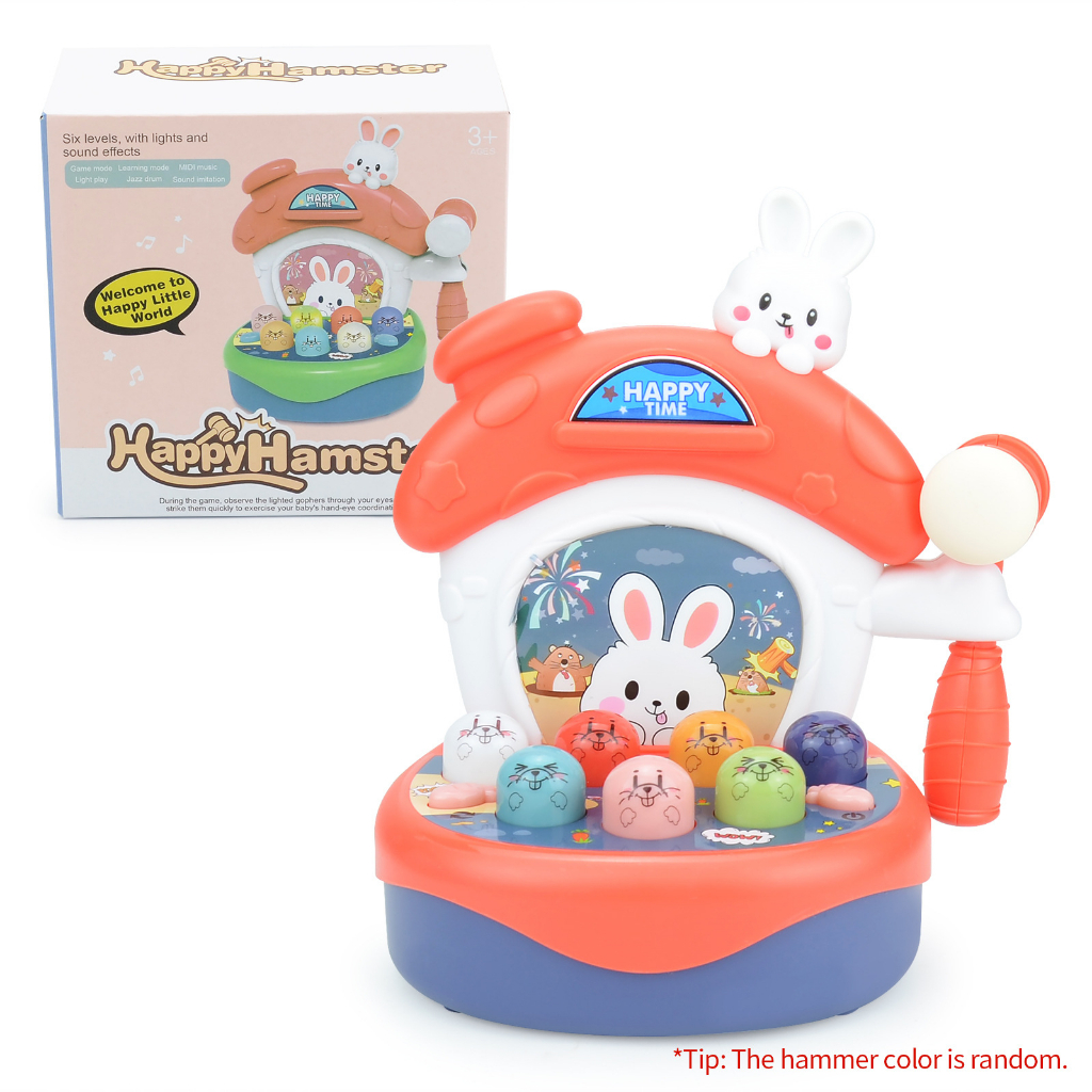 Đồ Chơi Đập chuột có đàn đèn vui nhộn Đồ Chơi Đập Thỏ Đập Bò giúp bé phát triển toàn diên PUKAPI