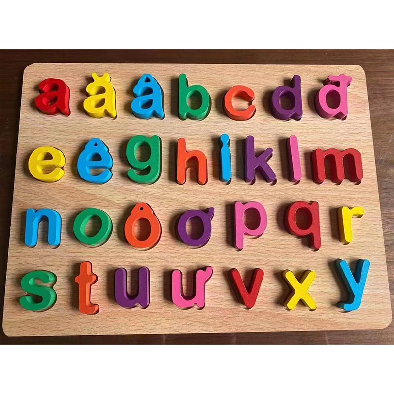Đồ Chơi Bảng Chữ Cái Gỗ Nổi, Đồ Chơi Giáo Dục Cho Bé PUKAPI