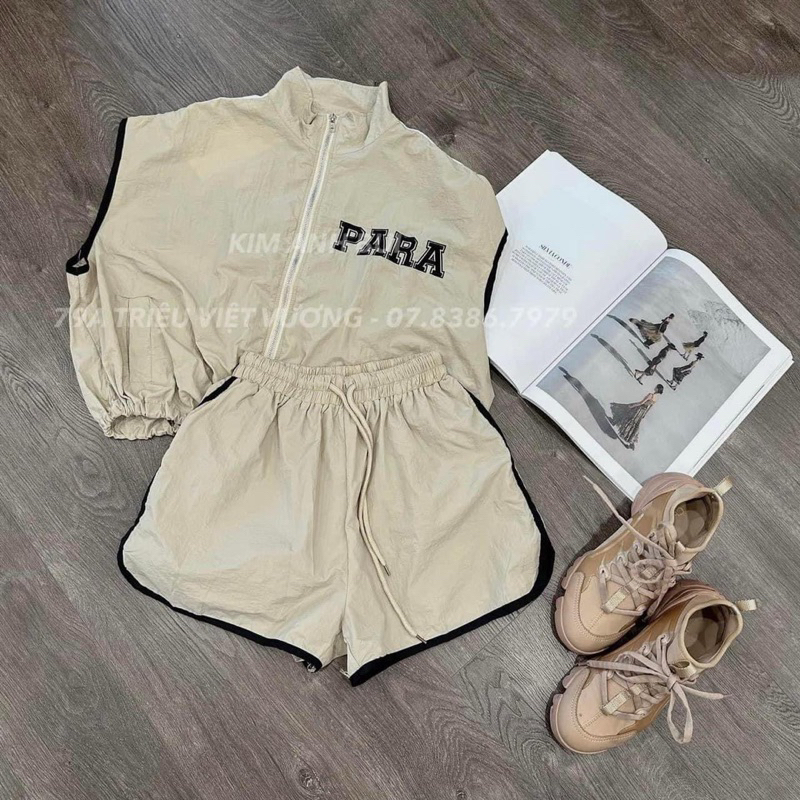 MÃ 826 SET THỂ THAO CỘC ĐÙI CHỮ PARA