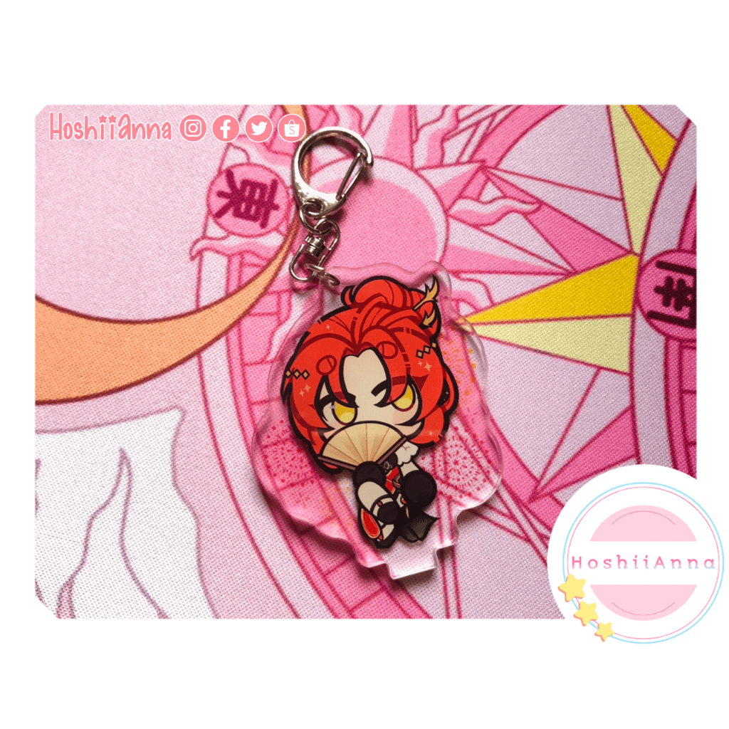 Keychain standee đế tròn Honkai Impact 3rd