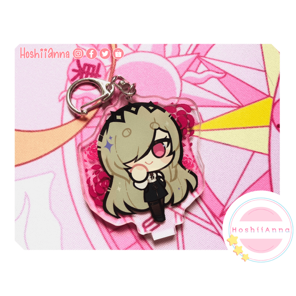 Keychain standee đế tròn Honkai Impact 3rd