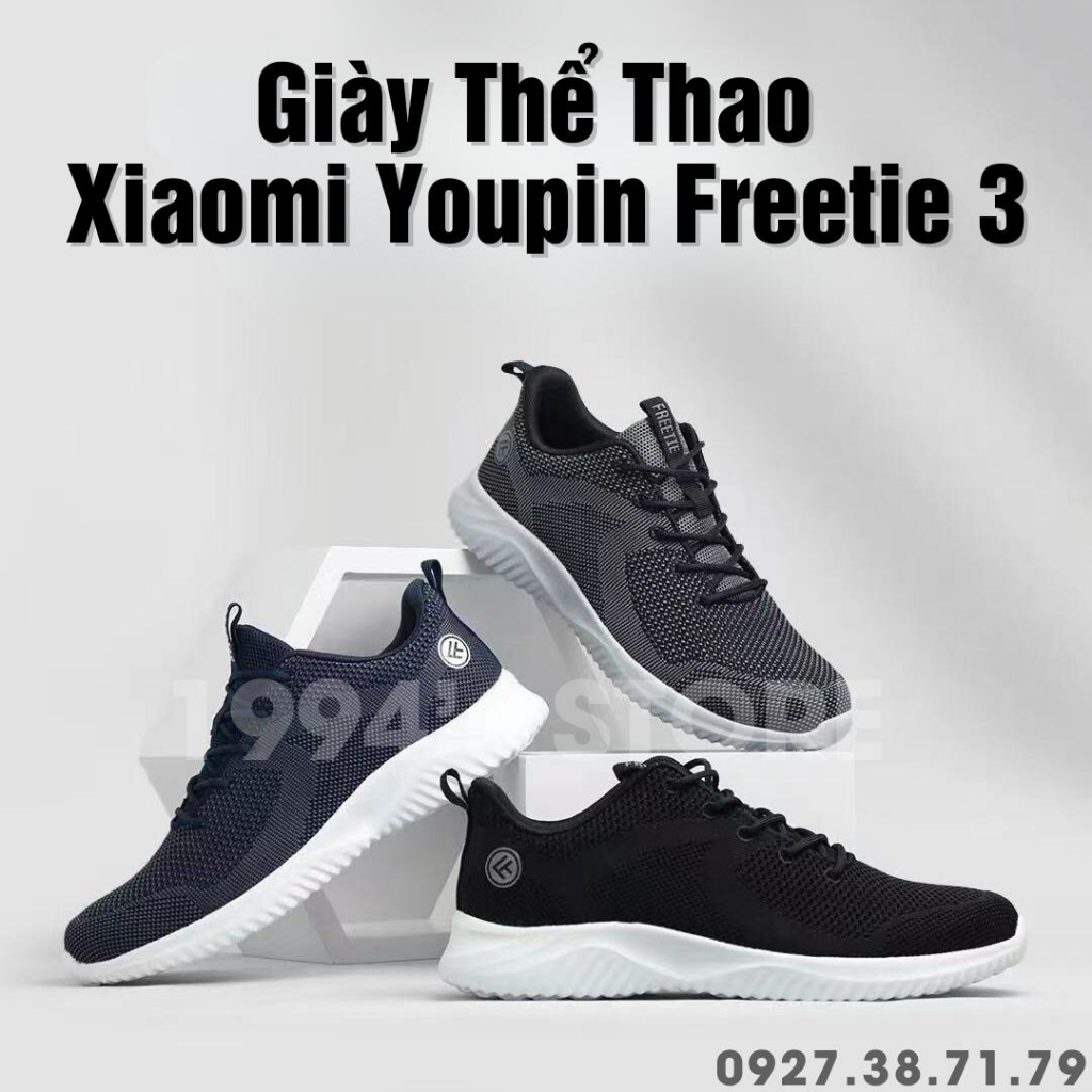 FREESHIP Giày thể thao Xiaomi Youpin FreeTie 3 - Giày chạy bộ siêu nhẹ Xiaomi Freetie 3 - Phiên bản mới nhất 2023