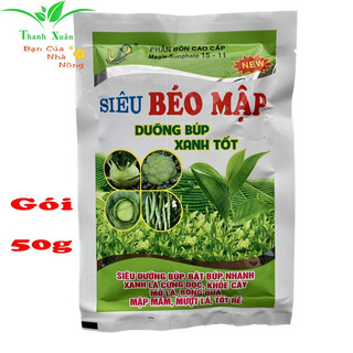 Phân bón cao cấp siêu béo mập dưỡng búp xanh tốt gói 50g