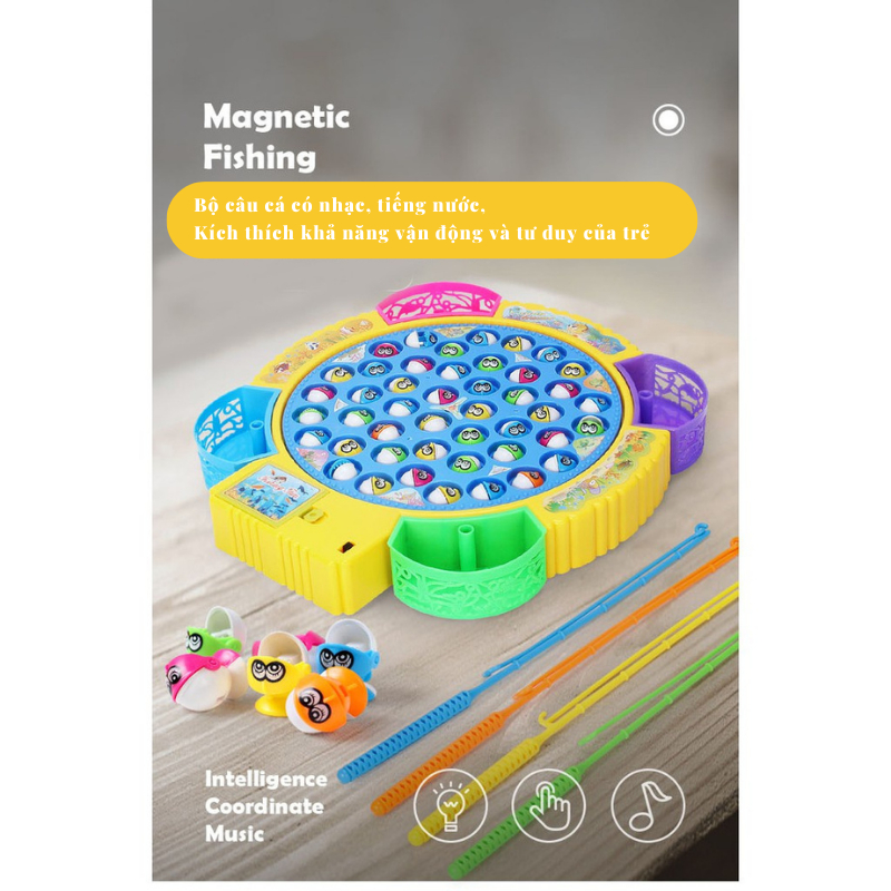 Bộ đồ chơi câu cá trẻ em - Trò chơi giáo dục cho bé trai và bé gái, quà tặng, quà sinh nhật cho bé