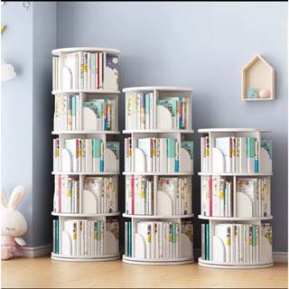 DQ HOME Kệ sách xoay tròn 360 độ thông minh tiện ích kích thước đa dạng M108