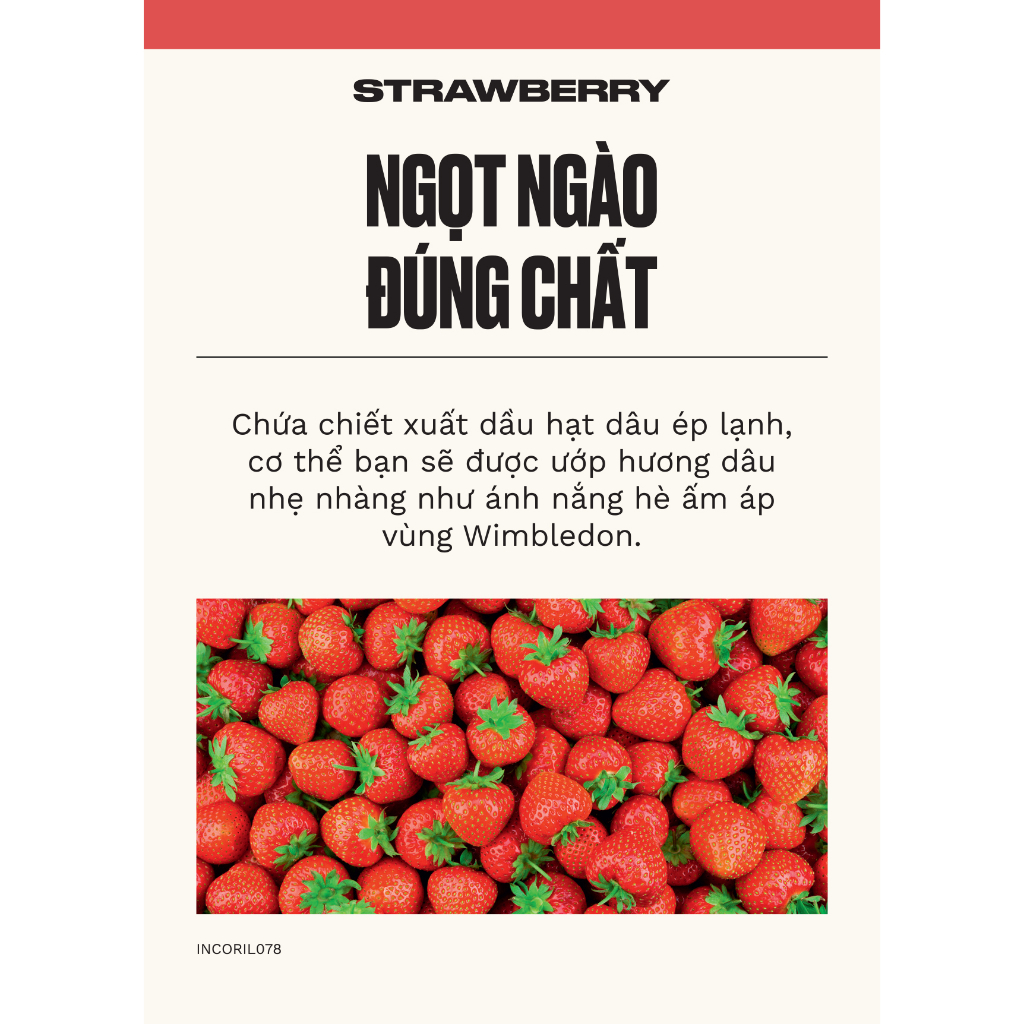 Sữa tắm dạng gel The Body Shop Strawberry Bath & Shower Gel 60ml