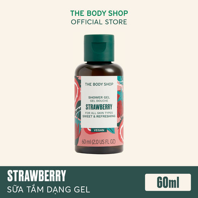 Sữa Tắm Thiên Nhiên Hương Dâu Strawberry Bath & Shower Gel 60ml The Body Shop