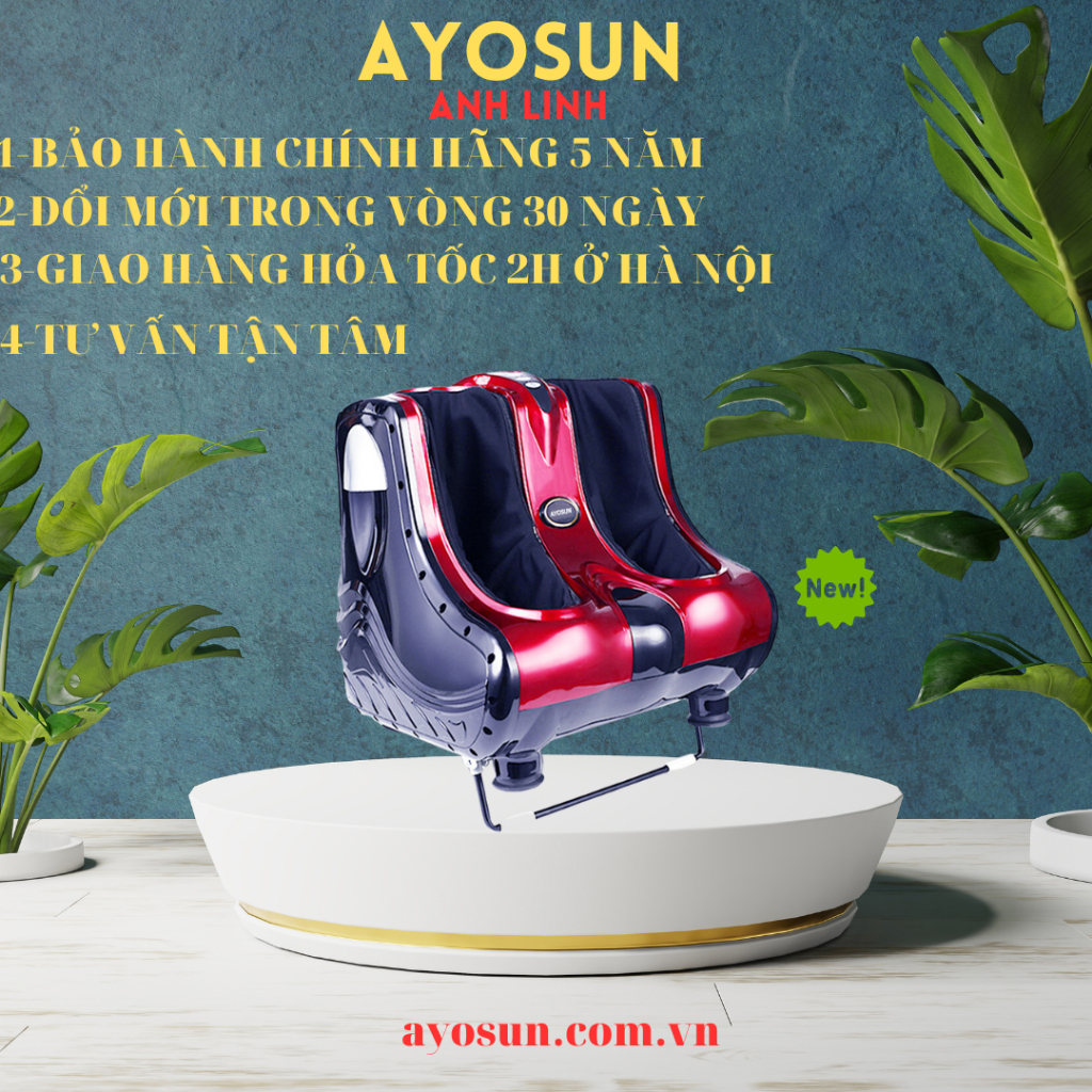 MÁY MASSAGE CHÂN CÓ CHẾ ĐỘ LÀM ẤM BÀN CHÂN