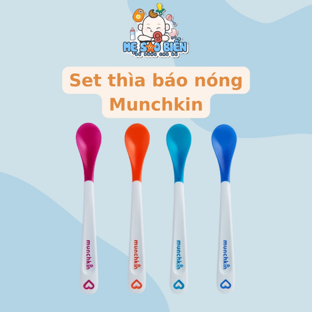 Thìa/ Muỗng mềm báo nóng Munchkin chính hãng