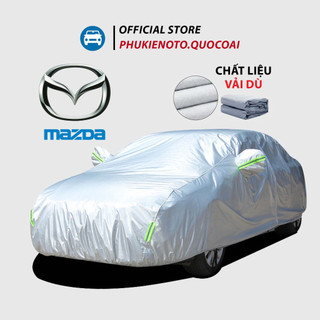 Bạt phủ trùm xe ô tô mazda3 , bảo vệ xe oto 5 chỗ , áo trùm chống nắng, mưa loại tốt