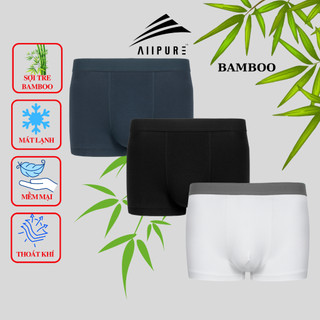 Combo 3 quần lót sịp nam trunk cotton co giãn thoải mái thương hiệu ALLPURE