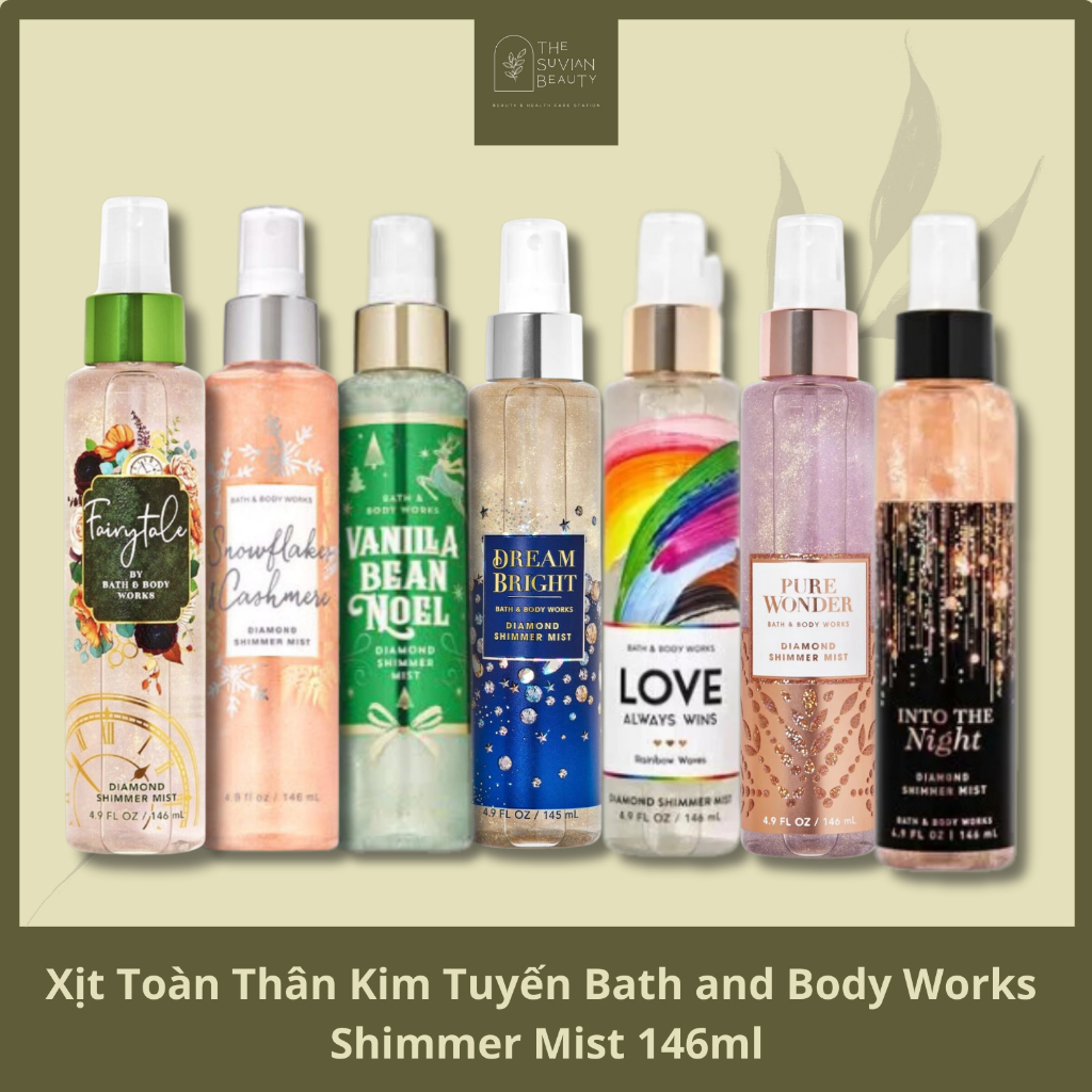Xịt Thơm Toàn Thân Bath and Body Works Shimmer Mist 146ml
