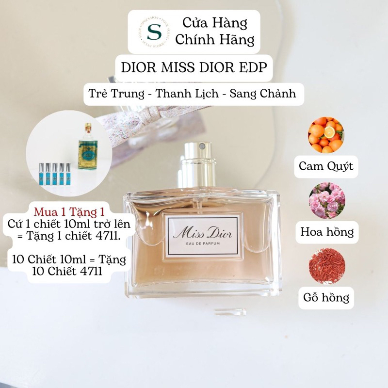 Mít Đì O Các Bản - Mẫu Thử Nước Hoa - Nhẹ Nhàng, Thanh Lịch