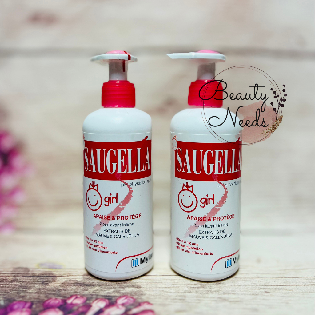SAUGELLA GIRL DUNG DỊCH VỆ SINH CHO BÉ GÁI 200ml - từ 3 tuổi trở lên (Hàng Pháp - Bill Pháp)