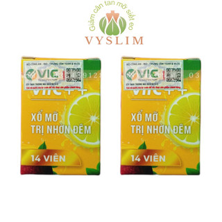Viên xổ mỡ đêm vitc ++ detox siết eo thải mỡ giảm cân cơ địa lờn