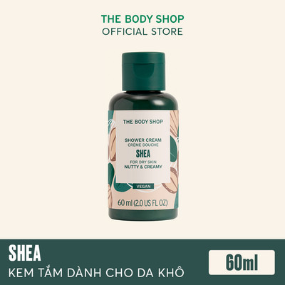 Sữa Tắm Hương Bơ Hạt Mỡ Shea Shower Cream 60ml The Body Shop