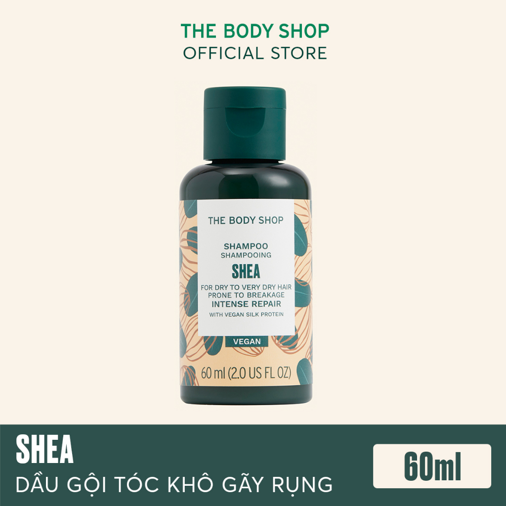 Dầu gội giảm gãy rụng The Body Shop Shea Shampoo 60ml
