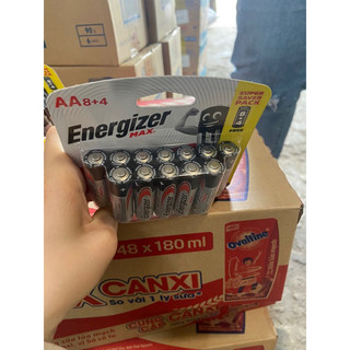 PIN AA, AAA ENERGIZER VỈ 12 Viên  [Vỉ 8 Tặng 4]  Max E92, E91 BP8+4