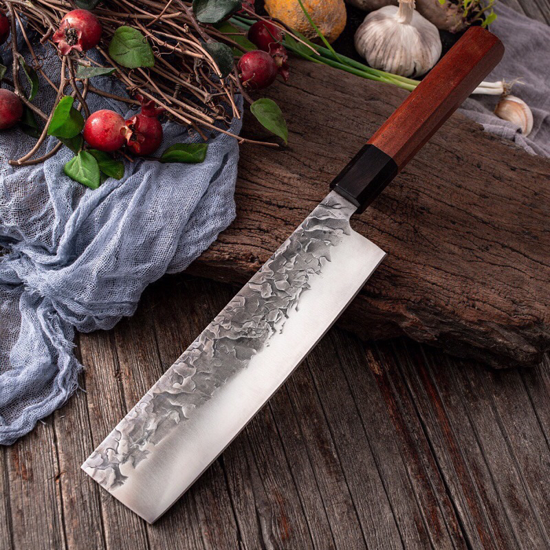 Dao thái Nhật chính hãng hiệu Akatenki dài 33.5cm, lưỡi 19.5cm rất sắc bén