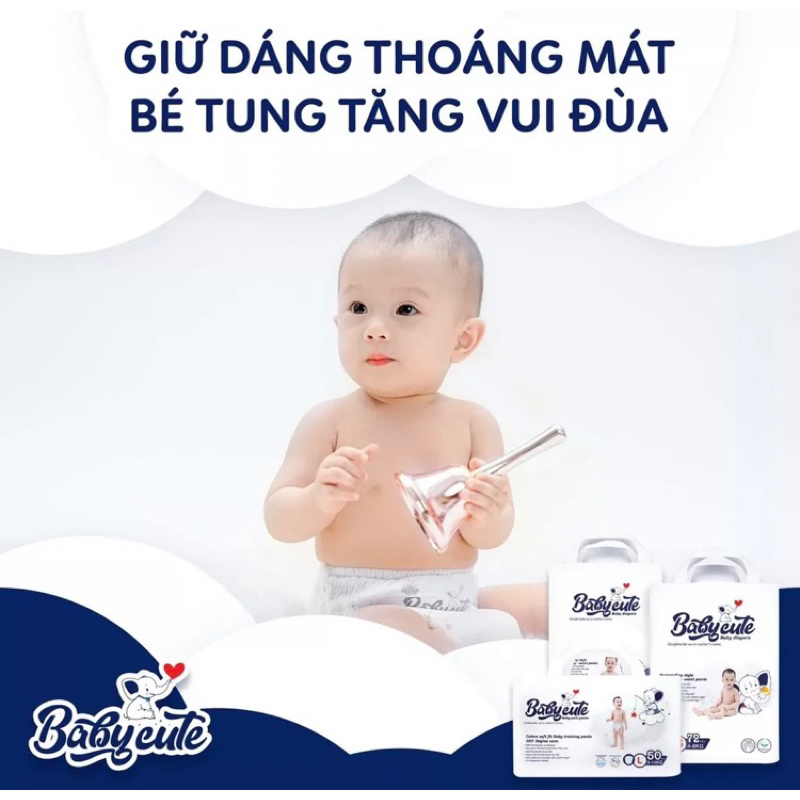 Bỉm Baby Cute đủ size NB/S/M/L/XL/XXL