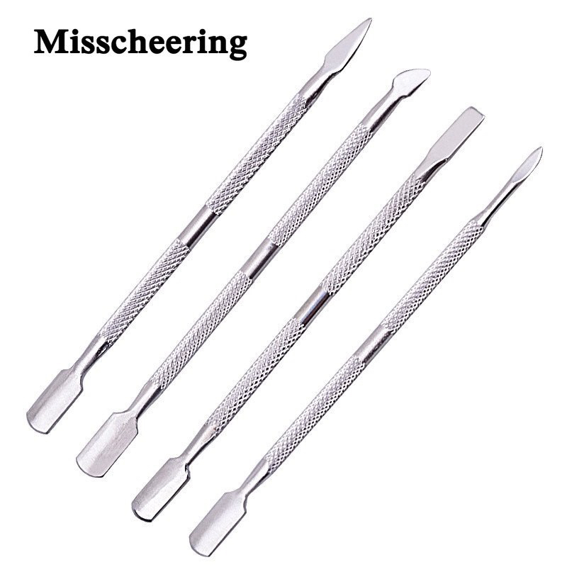 Cây Đẩy Da Sủi Móng Cắt Khoé Cạo Gel Nail Inox Loại Tốt