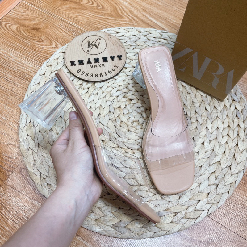 ‼️Rẻ nhất Shopee‼️Guốc Zara gót trong quai trong xịn