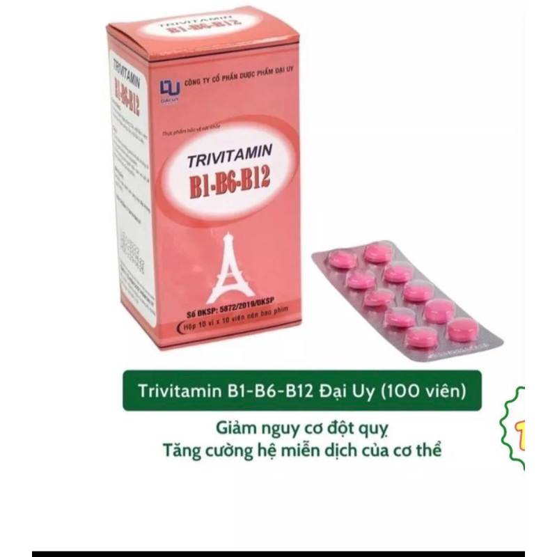 Vitamin 3B B1-B6-B12 Đại Uy